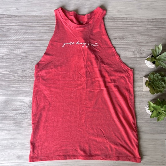 VS PINK you're doing great tank top size S - Picture 1 of 12